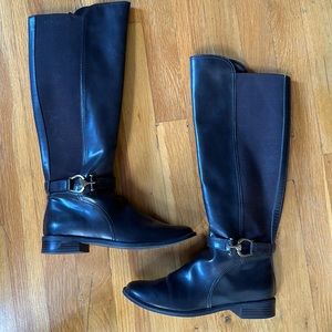 AK ANNE KLEIN  iFLEX dark brown boots